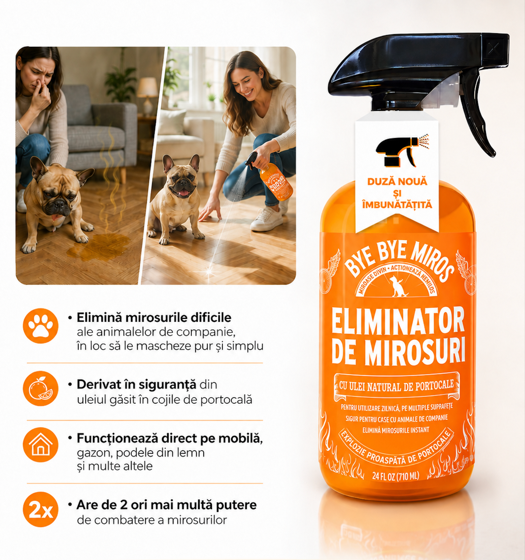 Bye Bye Miros - Eliminator De Mirosuri