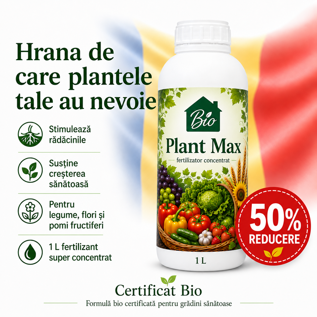 Fertilizant concentrat - Plant Max™
