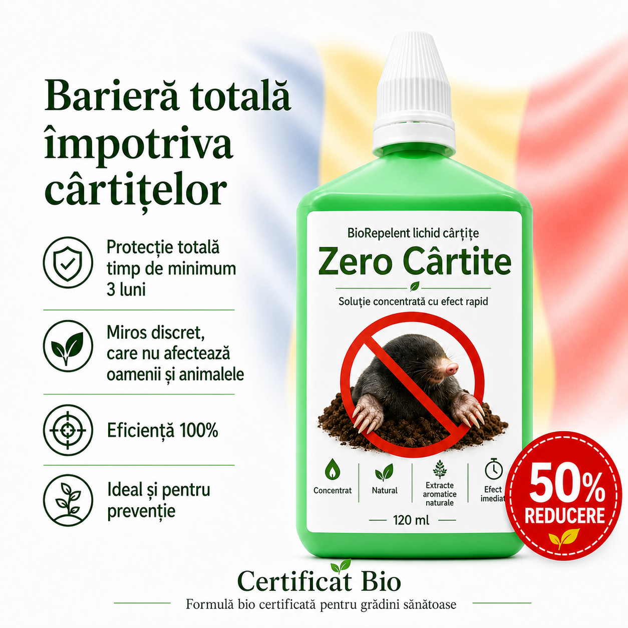 ZeroCârtițe™ - Repelent lichid concentrat