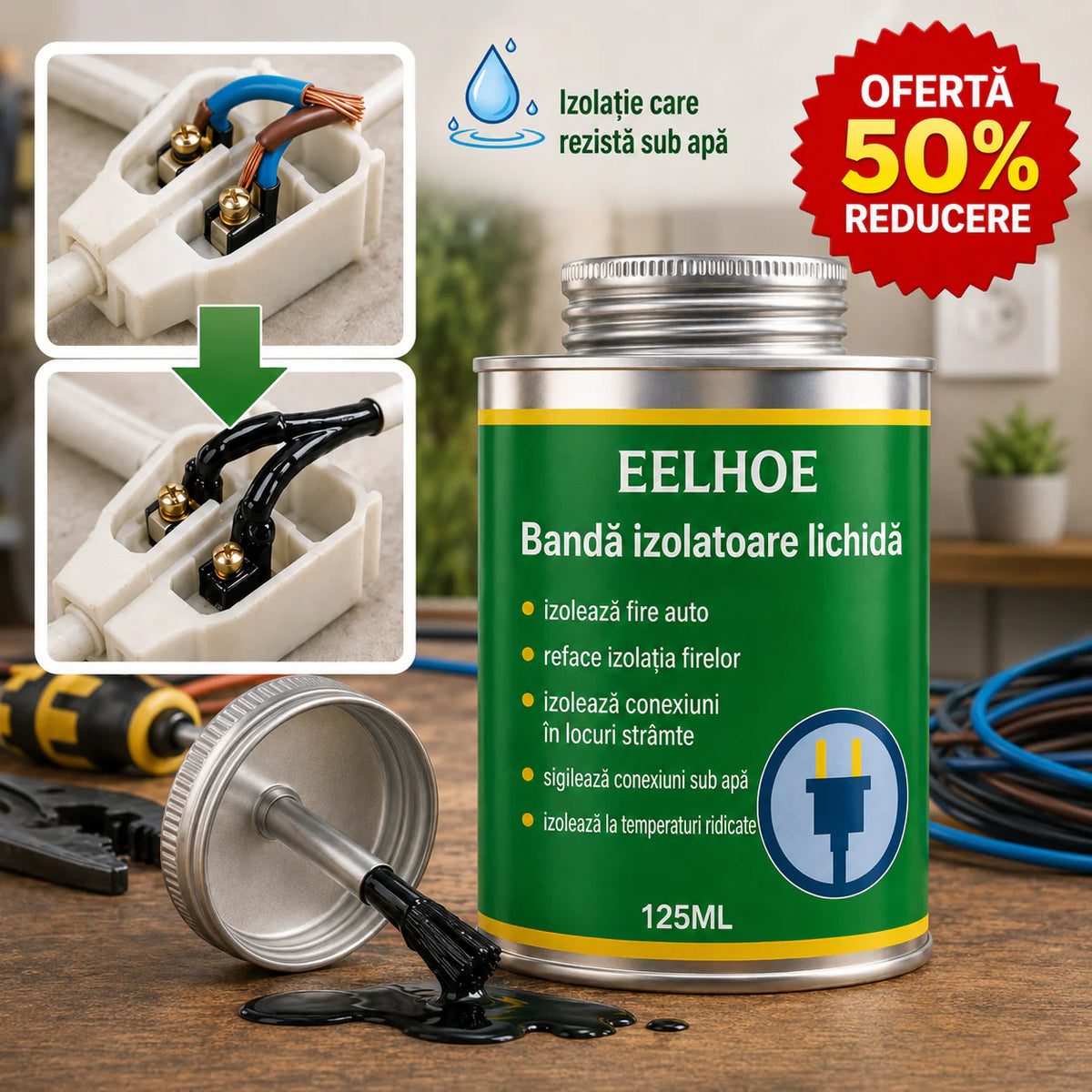 Banda izolatoare lichida - 1+1 GRATIS!